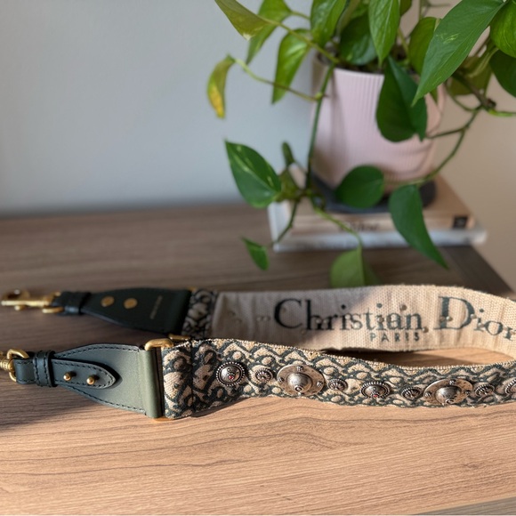 Dior Mini Saddle Bag with Embellished Strap - Picture 12 of 16